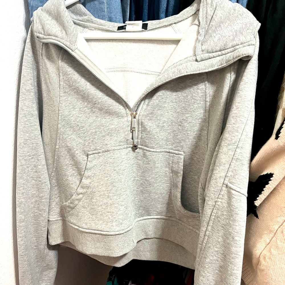 Cropped Sweatshirt Hoodie